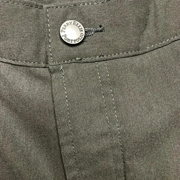 Perry Ellis Portfolio Dress Pants Black  Size 34 - Picture 7 of 16